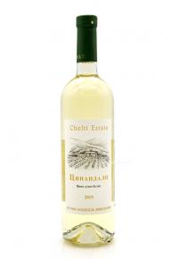 Chelti Estate Tsinandali 0.75l грузинское вино Челти Эстейт Цинандали 0.75 л.