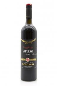 Megobari Saperavi грузинское вино Мегобари Саперави