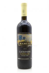 Mamuli Saperavi 0.75l грузинское вино Мамули Саперави 0.75 л.